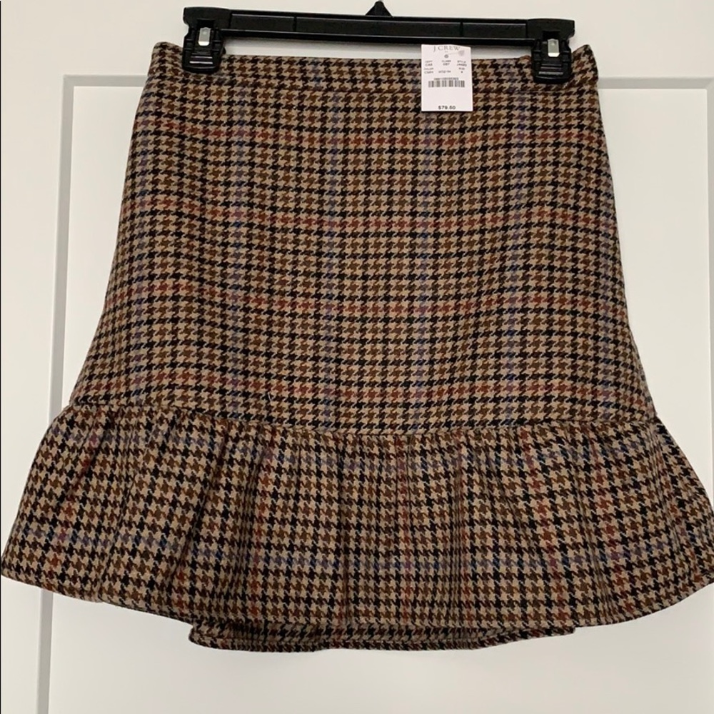 J.CREW Mini Plaid Skirt - Never Worn!